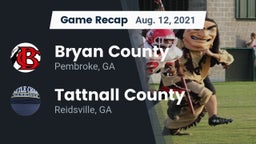 Recap: Bryan County  vs. Tattnall County  2021