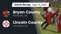 Recap: Bryan County  vs. Lincoln County  2022