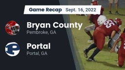 Recap: Bryan County  vs. Portal  2022