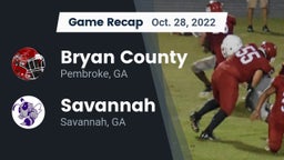 Recap: Bryan County  vs. Savannah  2022