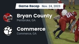 Recap: Bryan County  vs. Commerce  2023