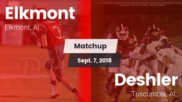 Matchup: Elkmont vs. Deshler  2018