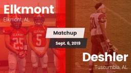 Matchup: Elkmont vs. Deshler  2019