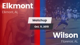 Matchup: Elkmont vs. Wilson  2019