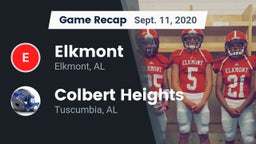 Recap: Elkmont  vs. Colbert Heights  2020