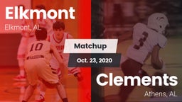 Matchup: Elkmont vs. Clements  2020
