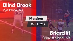 Matchup: Blind Brook vs. Briarcliff  2016