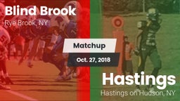 Matchup: Blind Brook vs. Hastings  2018