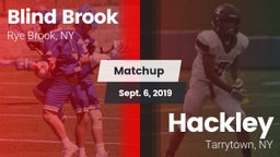 Matchup: Blind Brook vs. Hackley  2019