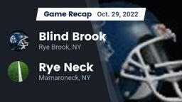 Recap: Blind Brook  vs. Rye Neck  2022