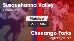 Matchup: Susquehanna Valley vs. Chenango Forks  2016