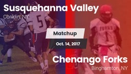 Matchup: Susquehanna Valley vs. Chenango Forks  2017