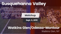 Matchup: Susquehanna Valley vs. Watkins Glen/Odessa-Montour 2019
