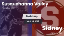 Matchup: Susquehanna Valley vs. Sidney  2019
