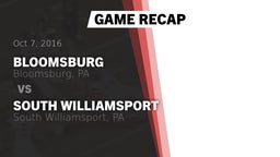 Recap: Bloomsburg  vs. South Williamsport  2016