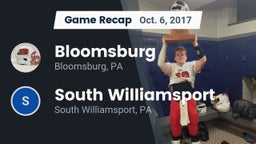 Recap: Bloomsburg  vs. South Williamsport  2017