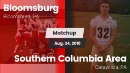 Matchup: Bloomsburg vs. Southern Columbia Area  2018