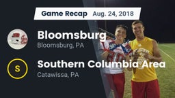 Recap: Bloomsburg  vs. Southern Columbia Area  2018