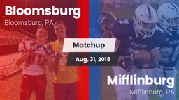 Matchup: Bloomsburg vs. Mifflinburg  2018