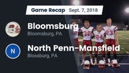 Recap: Bloomsburg  vs. North Penn-Mansfield 2018