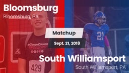 Matchup: Bloomsburg vs. South Williamsport  2018
