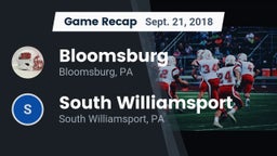 Recap: Bloomsburg  vs. South Williamsport  2018