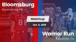 Matchup: Bloomsburg vs. Warrior Run  2018