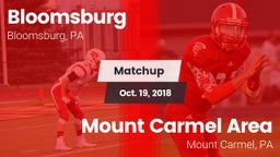 Matchup: Bloomsburg vs. Mount Carmel Area  2018