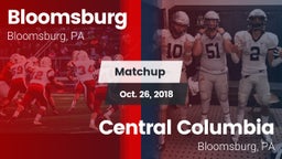 Matchup: Bloomsburg vs. Central Columbia  2018