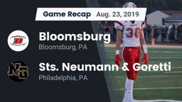 Recap: Bloomsburg  vs. Sts. Neumann & Goretti  2019