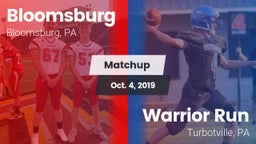 Matchup: Bloomsburg vs. Warrior Run  2019