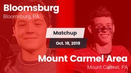 Matchup: Bloomsburg vs. Mount Carmel Area  2019