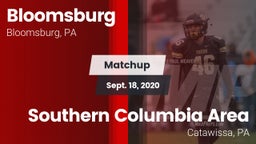 Matchup: Bloomsburg vs. Southern Columbia Area  2020