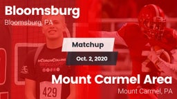Matchup: Bloomsburg vs. Mount Carmel Area  2020
