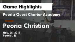 Peoria Quest Charter Academy vs Peoria Christian  Game Highlights - Nov. 26, 2019
