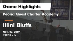 Peoria Quest Charter Academy vs Illini Bluffs Game Highlights - Nov. 29, 2019