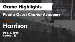 Peoria Quest Charter Academy vs Harrison  Game Highlights - Dec. 5, 2019
