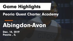 Peoria Quest Charter Academy vs Abingdon-Avon  Game Highlights - Dec. 14, 2019