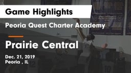 Peoria Quest Charter Academy vs Prairie Central  Game Highlights - Dec. 21, 2019