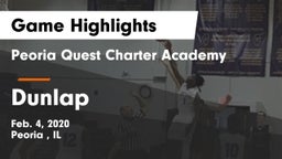Peoria Quest Charter Academy vs Dunlap  Game Highlights - Feb. 4, 2020