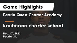 Peoria Quest Charter Academy vs kaufmann charter school Game Highlights - Dec. 17, 2022