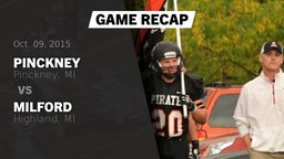 Recap: Pinckney  vs. Milford  2015