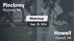 Matchup: Pinckney High vs. Howell  2016