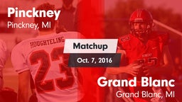 Matchup: Pinckney High vs. Grand Blanc  2016