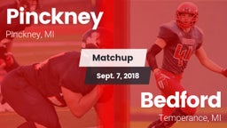 Matchup: Pinckney High vs. Bedford  2018