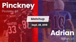 Matchup: Pinckney High vs. Adrian  2018