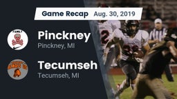 Recap: Pinckney  vs. Tecumseh  2019