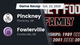 Recap: Pinckney  vs. Fowlerville  2020