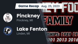 Recap: Pinckney  vs. Lake Fenton  2023