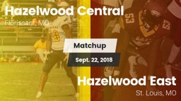 Matchup: Hazelwood Central vs. Hazelwood East  2018